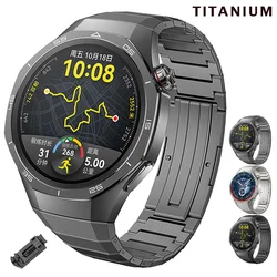 No Gaps Luxury Titanium Alloy Strap For Huawei Watch GT 5 Pro Metal Bracelet For Huawei Watch GT 5 Pro Business Band Correa