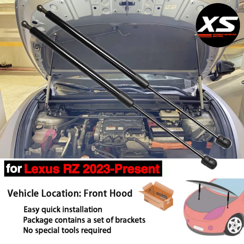 Front Bonnet Hood Struts For Lexus RZ 300e 450e 350e 500e 550e 2023 2024 2025 2026 Modify Lift Support Pistons Rod Shocks Damper