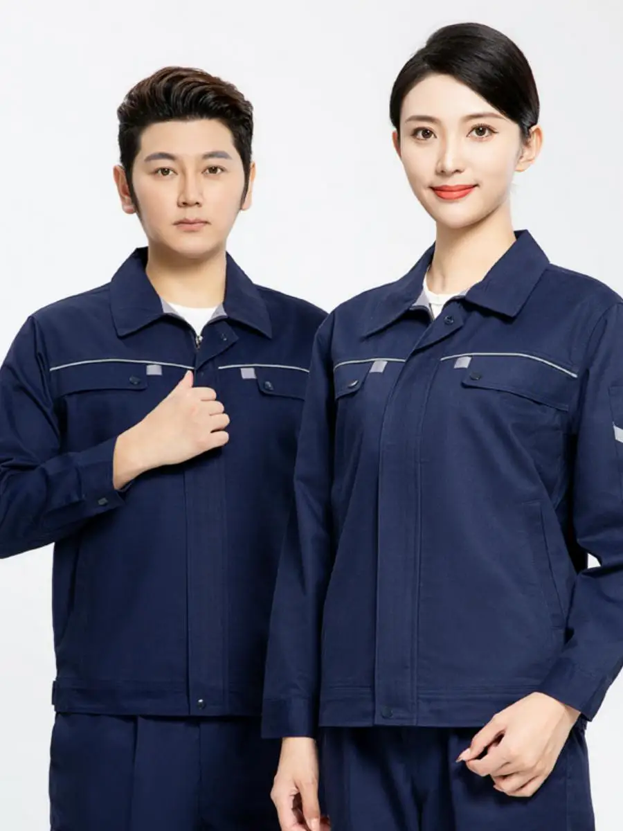 

Men's Winter Work orm Set Long Sve Reflective Wear-Resistant Labor Protection High End 35 Cotton Work Top irt