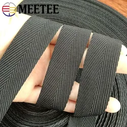 18M 0.9mm Thick Black Polypropylene PP Webbing Ribbon Band Strap Tape For Backpack Knapsack Belt DIY Garments Sewing Accessories