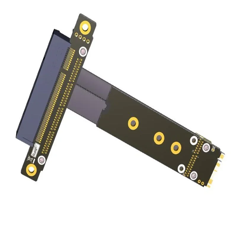 

Удлинительный кабель PCI express 3.0 x8 — M.2 NVMe Кабель NVME — PCIE 8X Адаптер Riser видеокарты