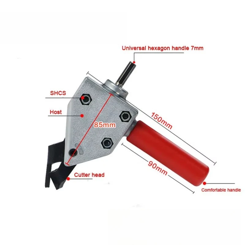 Electric Drill Iron Sheet Scissors Barbed Wire Stainless Steel Sheet Metal Cutter Color Steel Tile Cutting Scissors
