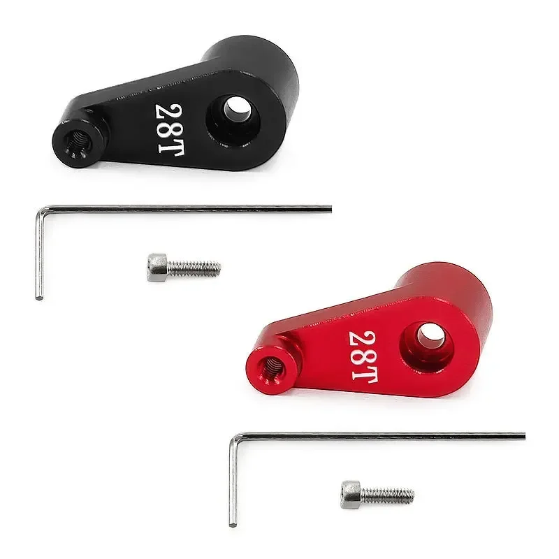 28T Original Servo Arm for Axial 1/30 SCX30 Ford Wrangler K10 RC Car Metal Upgrade OP Accessories Parts