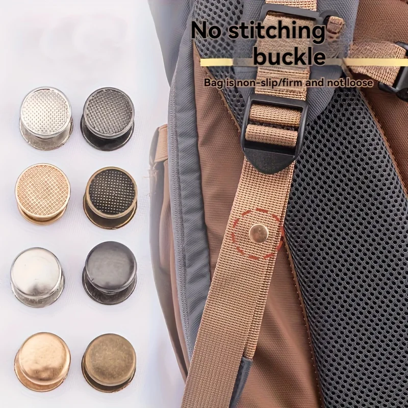 

2/10pcs Pants Hem Shortening Clips, Hidden Button and Drawstring Closure Device to Prevent Dragging