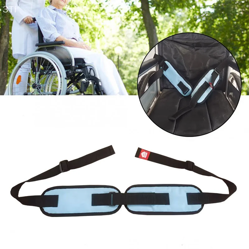 Anti Fall Wheelchair Seat Belt Adjustable Restraints Straps Chair Waist Lap Strap For Elderly Or Legs Patient Care Brace