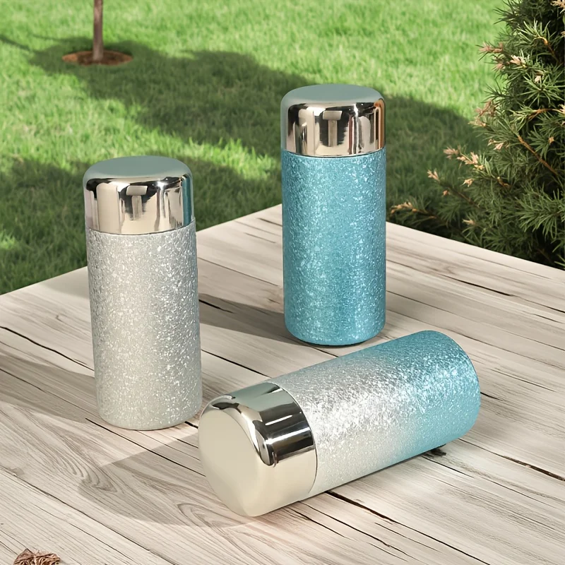 260ml Mini Titanium Thermal Water Bottle With Lid Tea Water Separation Health Cup Portable Hot Drink Insulated Coffee Thermos