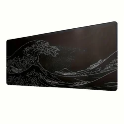 1PC Large Mouse Pad, Office Gaming Table Mat, Non-slip Rubber Base Washable Mouse Pad For Work, Gaming And Office