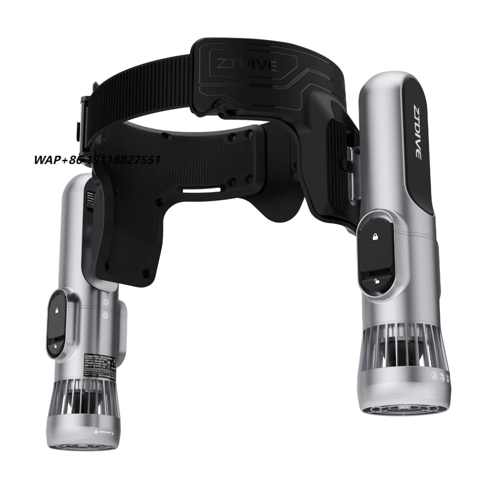

Rechargeable Waist-mounted Underwater Propeller Factory Supplies Lightweight and Long-range Models