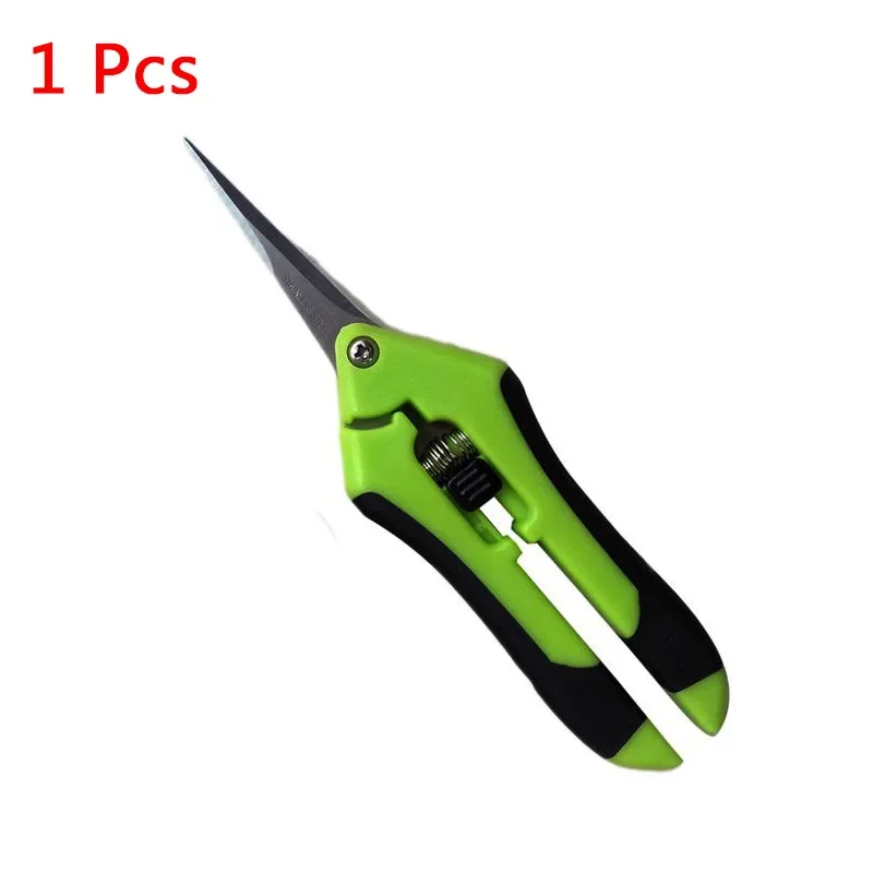 

Straight/Elbow Flower Branch Scissors Pruning Shears Fruit Thinning Grape Pruner Scissors Stainless Steel Garden Tools In Stock