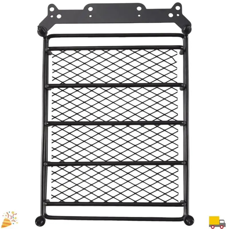 Voor MN D90 D91 D99 MN90 MN99S 1/12 RC Auto Upgrade Onderdelen Metalen Bagagedrager Lade Imperiaal Met LED Licht accessoires