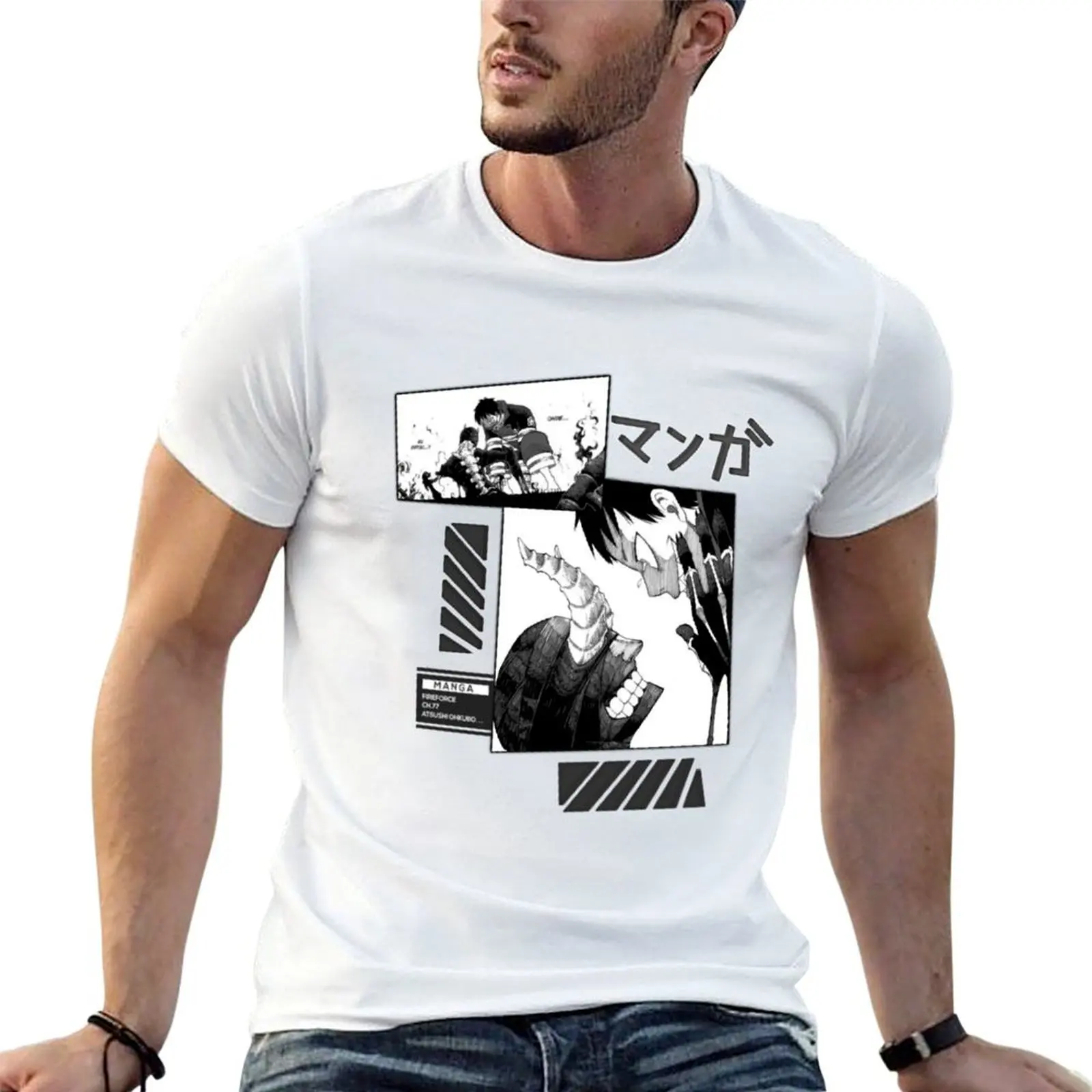 FireForce MANGA T-Shirt Street Style Casual Tee Shirt