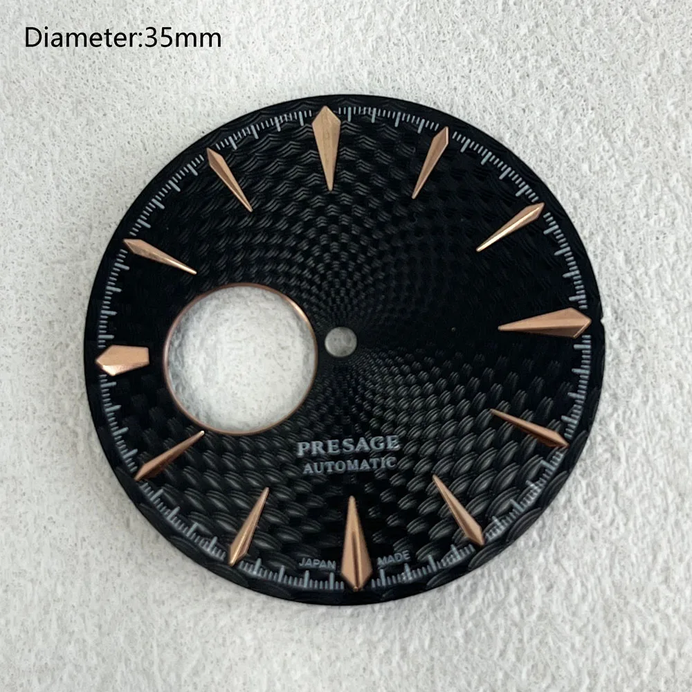 قرص بضغط 35 ملم NH38 عقارب مناسبة لساعات الحركة الميكانيكية الأوتوماتيكية NH38 اليابانية SSA407J1