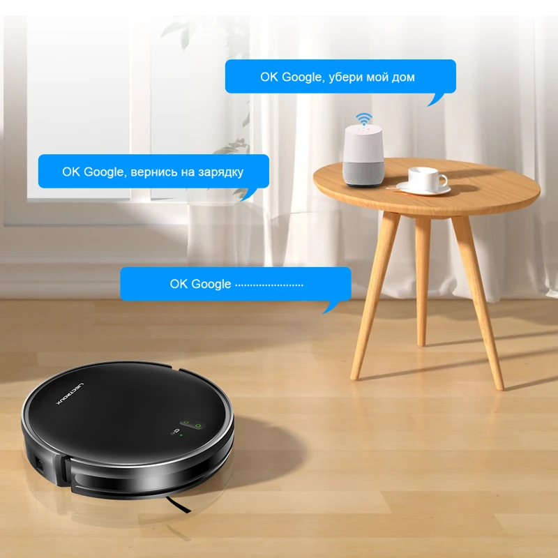 LIECTROUX L200 Robot Vacuum Cleaner & Wet Mop Combo,Smart Mapping,WiFi App,4KPa,Brushless Motor,Ideal for Pet Hair,Carpet,Floor