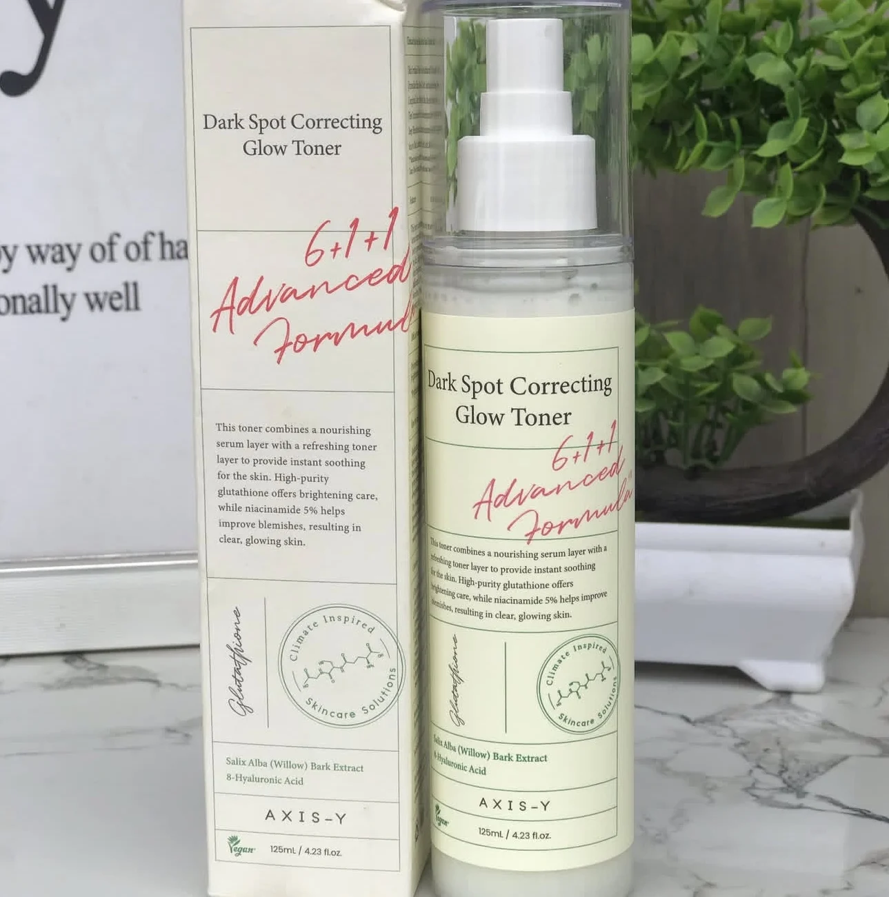 Korean Dark Spot Correcting Glow Toner 125ml Hydrating Soothing Prep The Skin Original Hyaluronic Acid Nourishing Toner Spray view 3