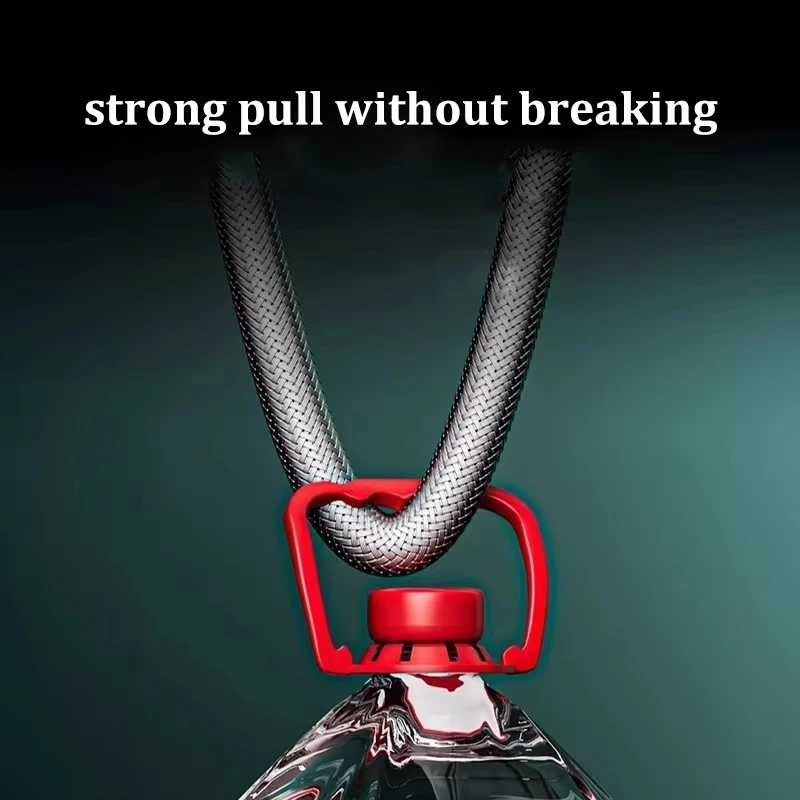 Anti-kink Nylon Rope Braided Shower Hose G1/2 Universal Explosion-proof Flexible Hot Cold Water Pipe