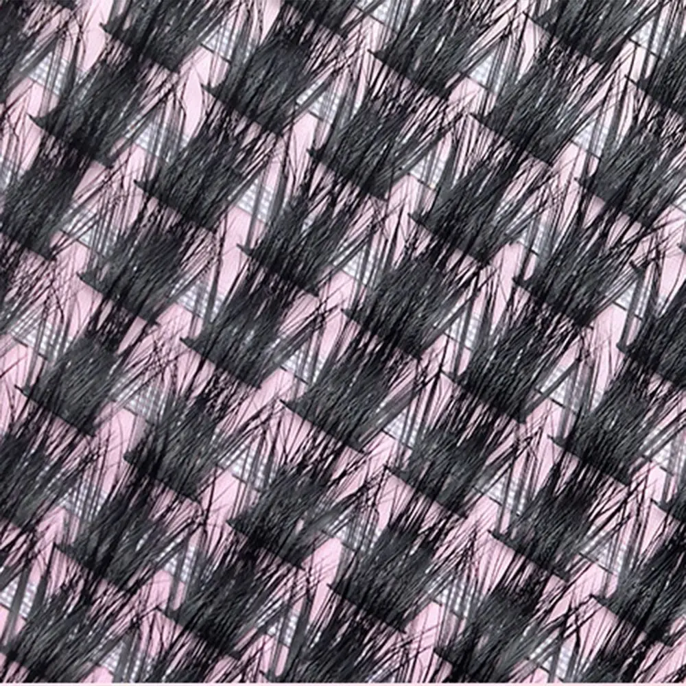 144 Pz Curl Ciglia Finte di Lunga Durata Riutilizzabili Ciglia Individuali Cluster Tufo Segmentato Kit di Estensione Delle Ciglia FAI DA TE Cosplay