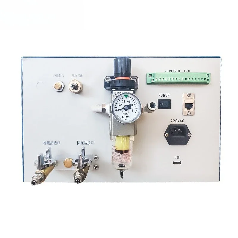 Airtightness Detector Positive Pressure Dual Channel E****mical, Portable Differential Pressure Leak Detector Leak Detector