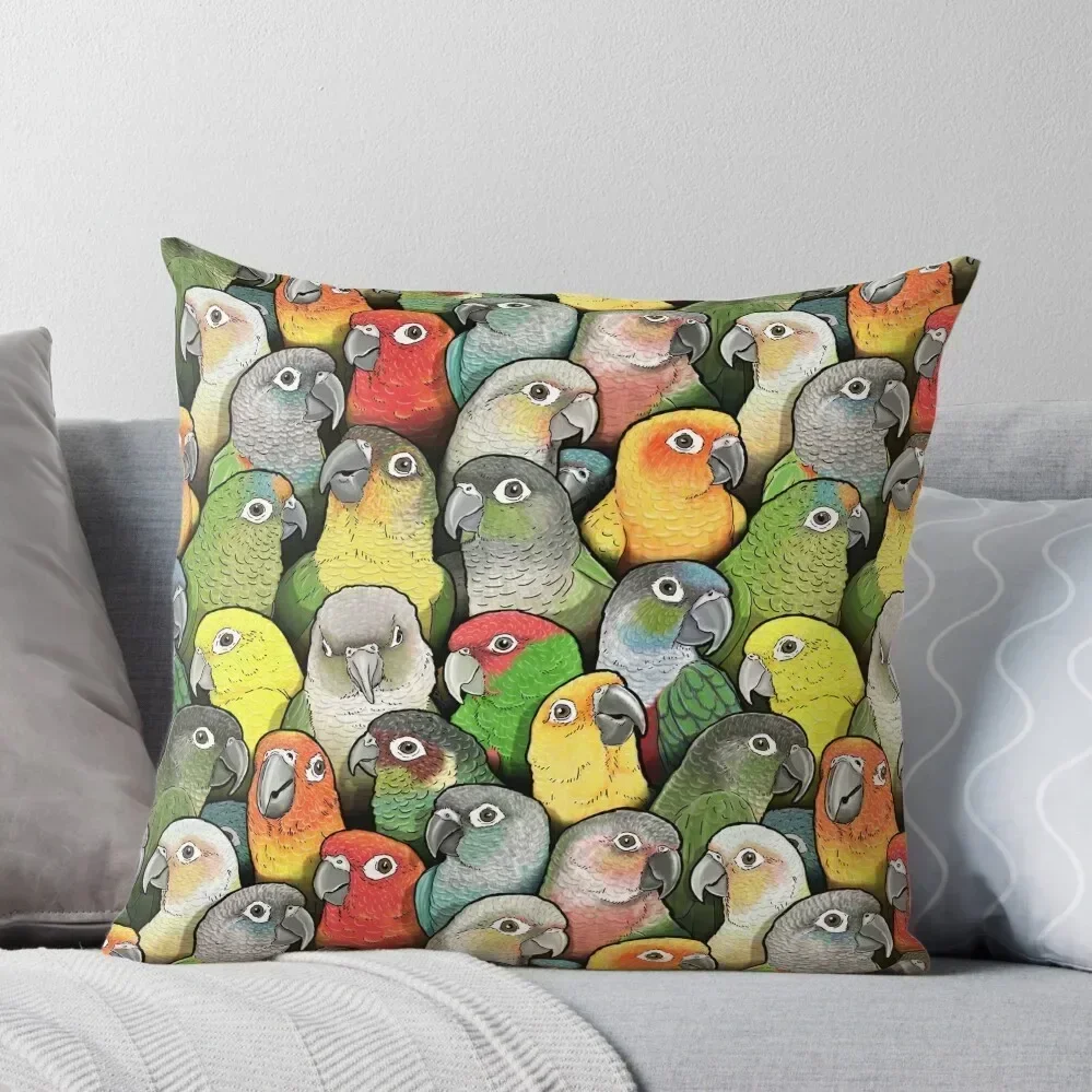 

Colour of Conures Throw Pillow Christmas Cushion For Home Luxury Pillow Case pillow cover luxury Cushions For Children
