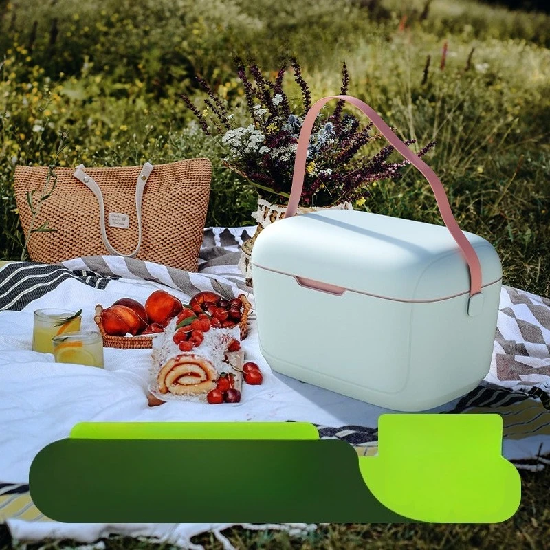 12L Portable Cooler Box Insulated Ice Chest for Car Camping Picnic Outdoor Travel Food Drinks Keep Cold