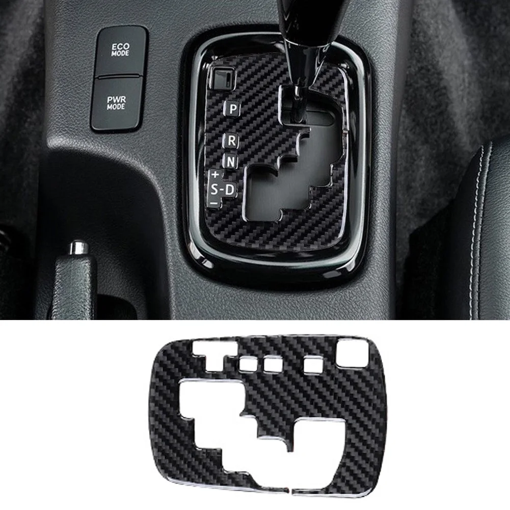 

For Toyota For Hilux 2015-2021 Central Control Gear Shift Indicator Panel Trim Cover Carbon Fiber Interior Decoration Sticker