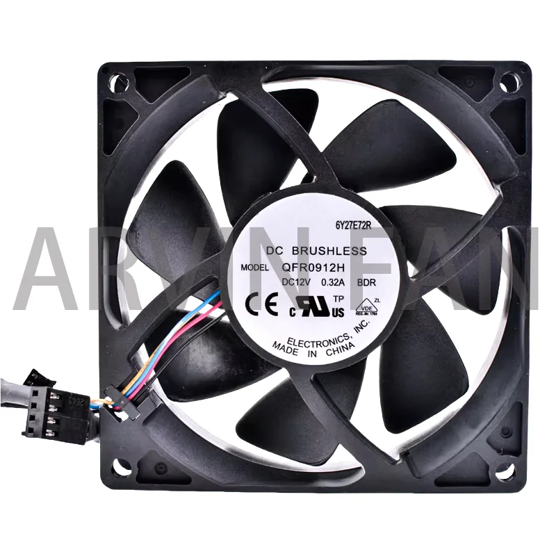 Ventilateur de refroidissement d'origine, refroidisseur de processeur PWM, QFR0912H, 9cm, 92mm, 9225 DC12V, 0.32A, FX8350, 4 fils, neuf