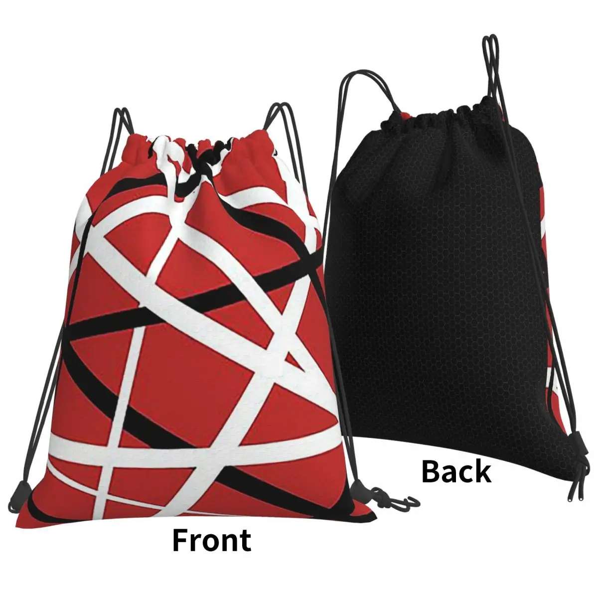 

Nice One Van Halen Backpacks Casual Drawstring Bags Sundries Bag Book Bags for Travel Students