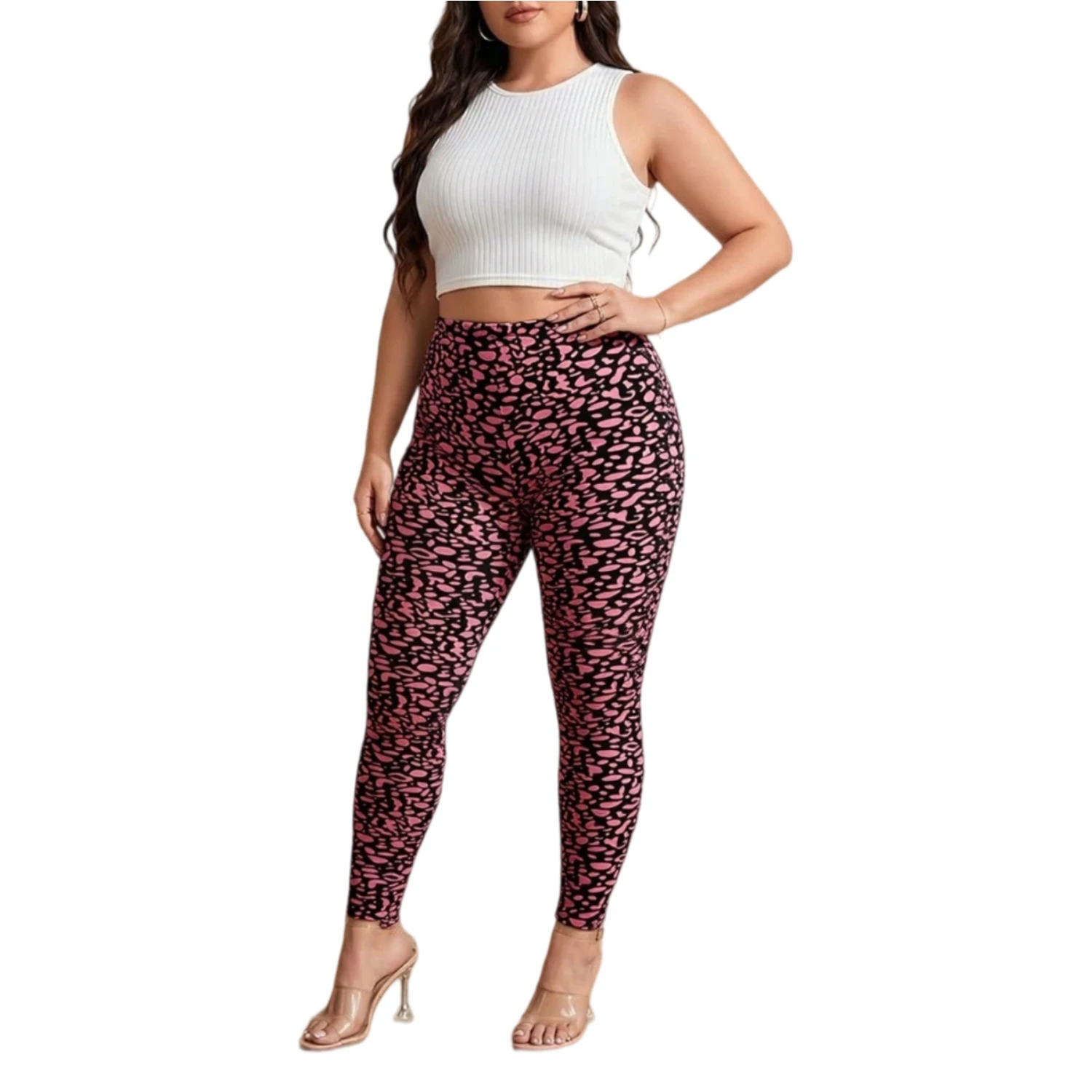 Leggings 3D Design Workout Leggings for Women High Waisted Leggings Buttery Soft Gym Athletic Workout Yoga Pants