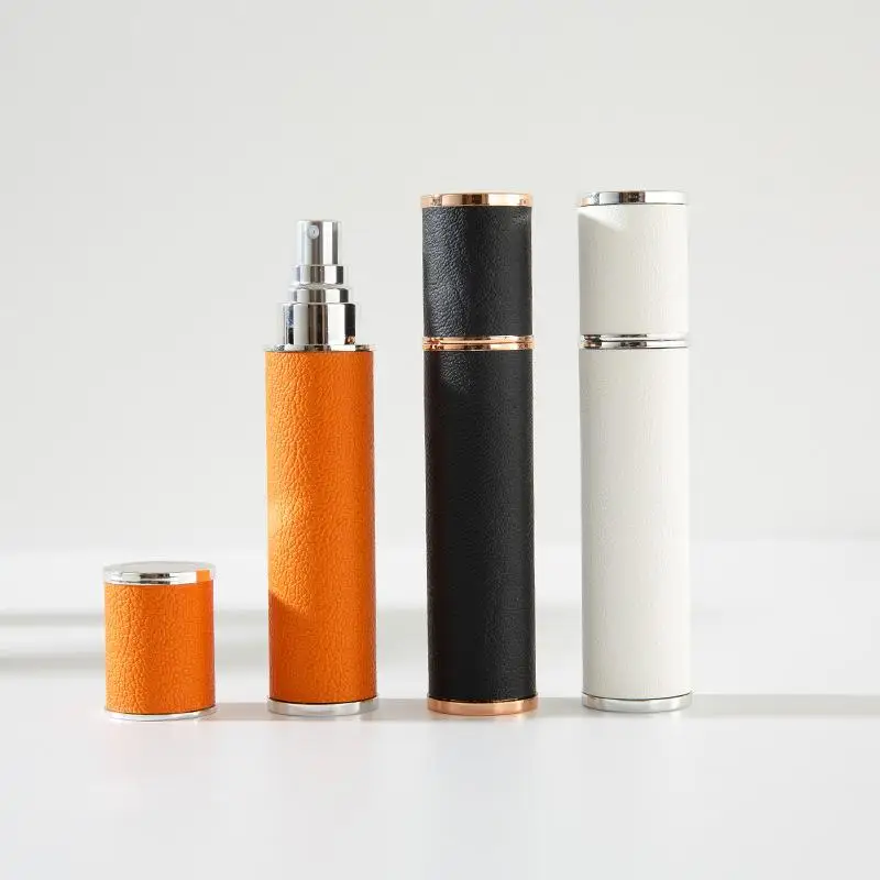 Tragbarer Leder-Parfümzerstäuber 12ml Nachfüllbar für Reisen, Geschäftsreisen und den täglichen Gebrauch, 3 Farboptionen – Detail 7