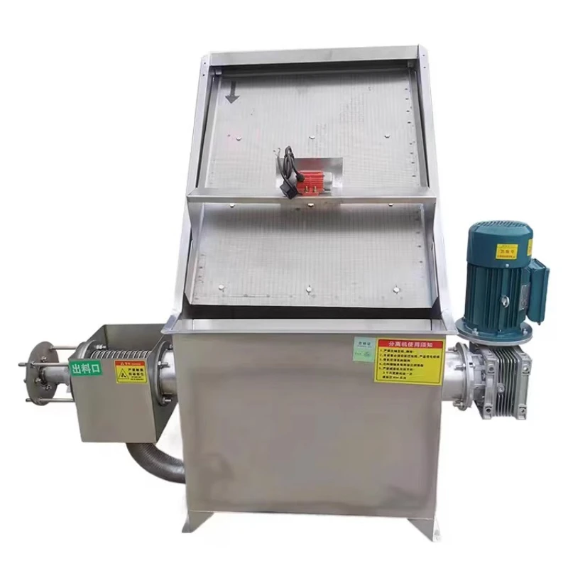 

Pig manure dry and wet separator Water flushing Blistering Chicken and duck diagonal screen