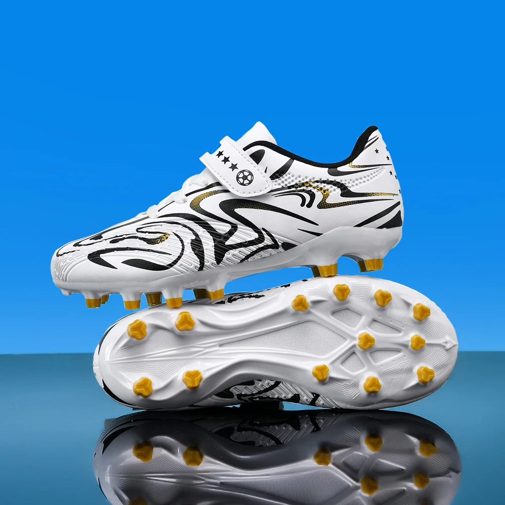 

Новые детские футбольные бутсы, оригинальные футбольные бутсы для мальчиков и девочек, профессиональные футбольные бутсы для игры в помещении, нескользящие кроссовки