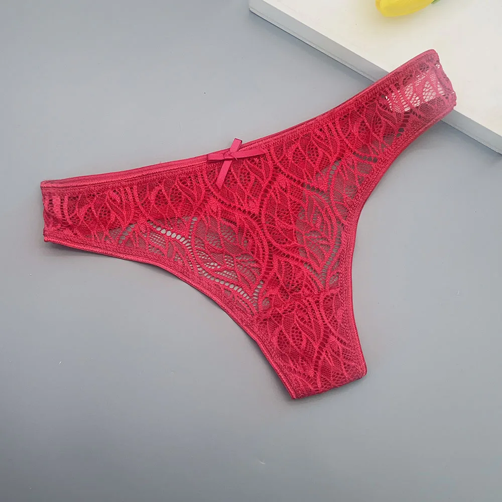 Moonflame 5 pcs/lots Lingerie Hot Sale G Strings For Women Sexy Lace Thongs Underwear image 2