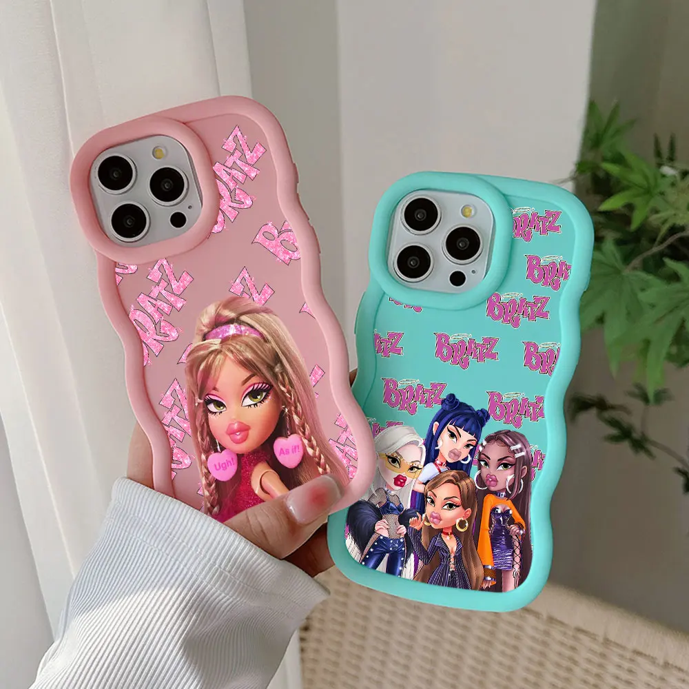 Girl Cartoon Bratzs Doll Phone Case For Samsung A04 A05S A10S A11 A12 A20S A21S A13 A14 A55 A54 A34 A53 A30 A32 A33 A73 5G Cover