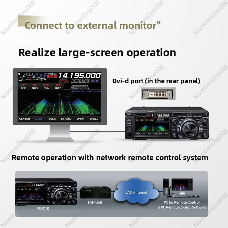 FTDX10 HF/50MHz SDR راديو الموجات القصيرة 100W أصلي مرخص