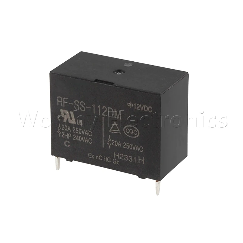 

Free shipping 10pcs/lot relay 12VDC 20A 4PIN RF-SS-112DM