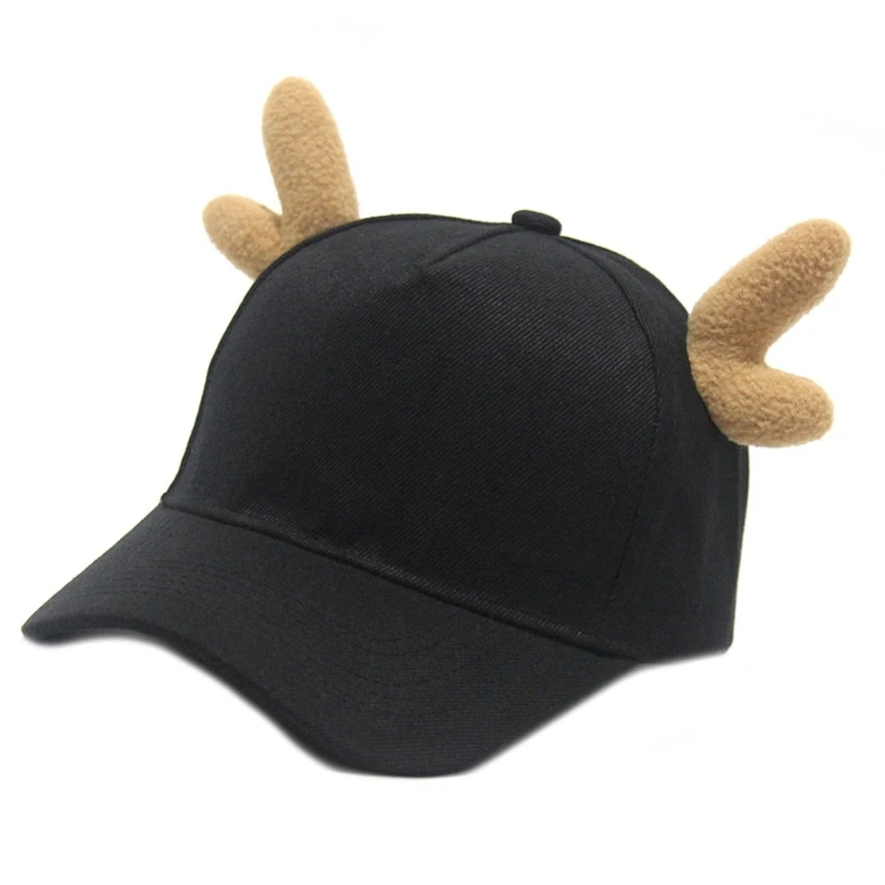 Devil Horn Baseball Hat for Adult Unisex Sunproof Hat for Outdoor Activity Sport Accessories Headwear for Street Wear