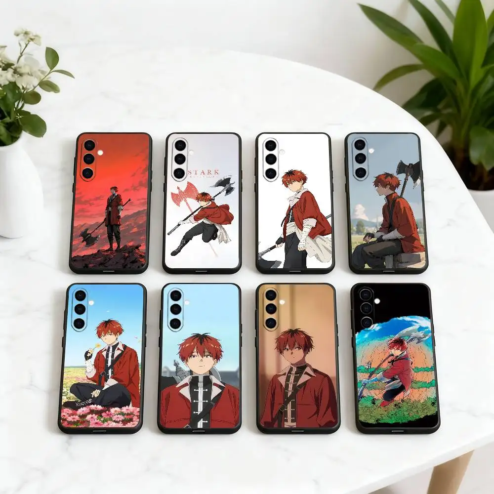 

Sousou No F-Frieren S-Stark-es Phone Case Black Silicone Soft For Samsung Galaxy A73,A72,A71,A70,A53,A52,A51