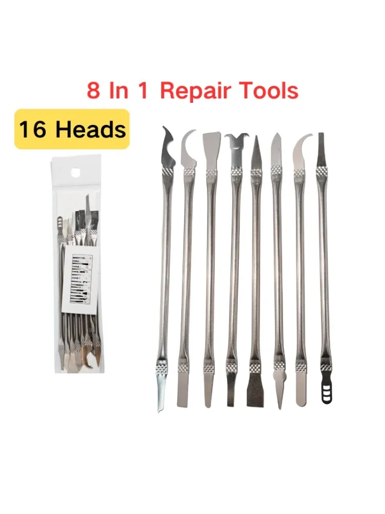 Outils de réparation de téléphone CPU IC 8 en 1, dissolvant de colle, réparation de puces, lames fines, outil manuel de réparation pyratique pour téléphone portable et ordinateur