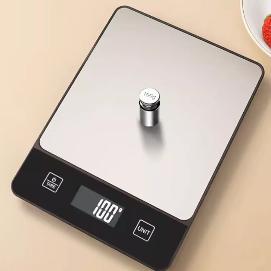 1 قطعة 10 كجم/5 كجم ميزان إلكتروني دقيق مقياس جرام صغير ميزان الطعام ميزان المطبخ الغذاء الخبز مقياس المتخصصة غرام مقياس #5