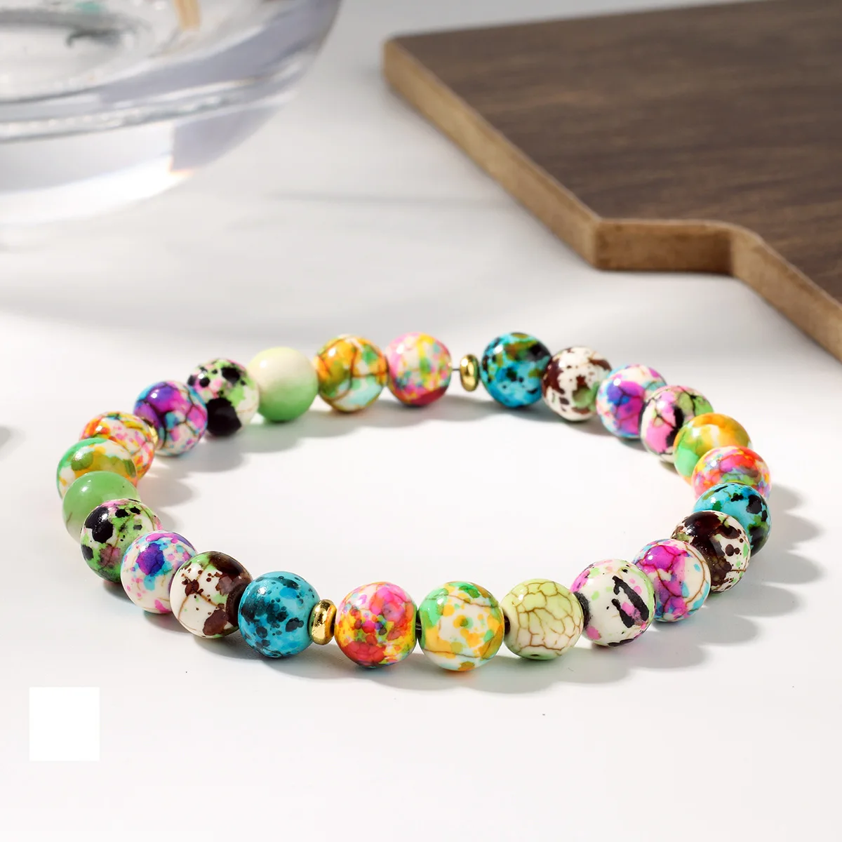 Support mixed batch jewelry bracelet, colorful turquoise bohemian beaded bracelet