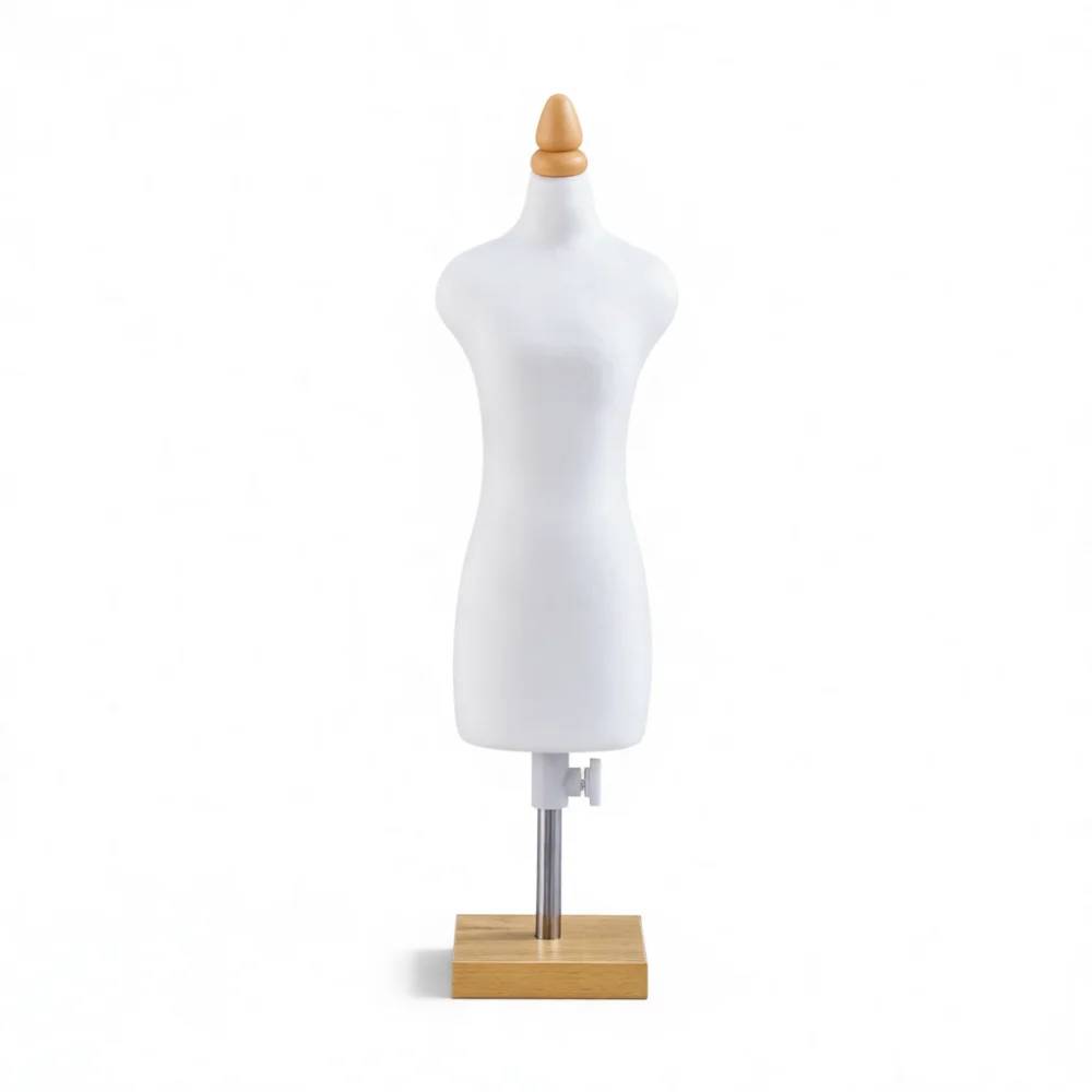 Small Mannequin Dress Form Sewing Pattern Design Tailoring Practice Professional Student Desktop Display Tool Accessory