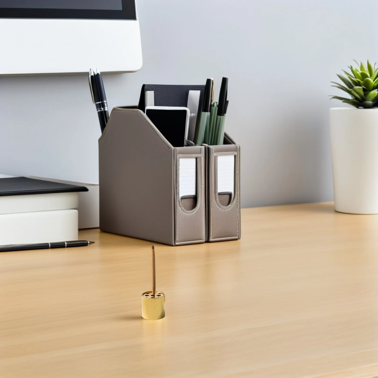 

4Pcs Chinese Style Incense Burner Copper Multi-Hole Stand for Bedroom Living Room Hotel Use Elegant Metal Holder