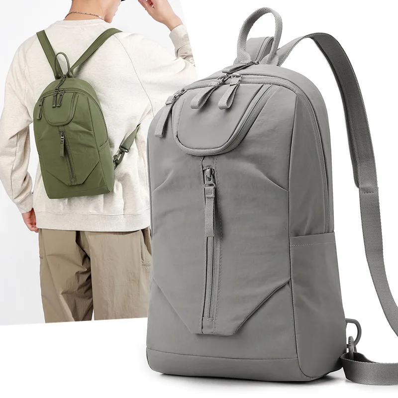 

New Model Multi-functional Men's Backpack - Large Capacity, Simple Design, Handbag Suitable for All Occasions, Crossbody Bag
