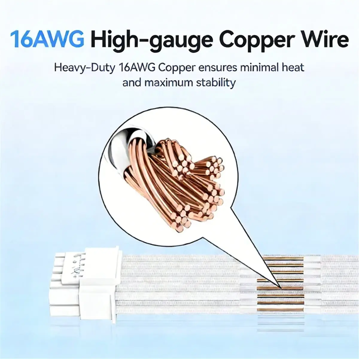 NEW FACTORY~12VHPWR to 2x8 Pin Adapter-12+4Pin GPU Power Cable for 4090/4080/4070 & 5090/5080/5070 Graphics Cards Black
