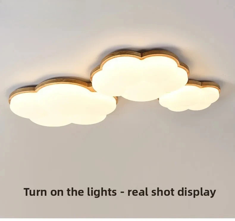 Cloud Cream LED Ceiling Light Industrial Bauhaus Contemporary Art Chandelier for Living Room Home Decoration Creative Home Lamps