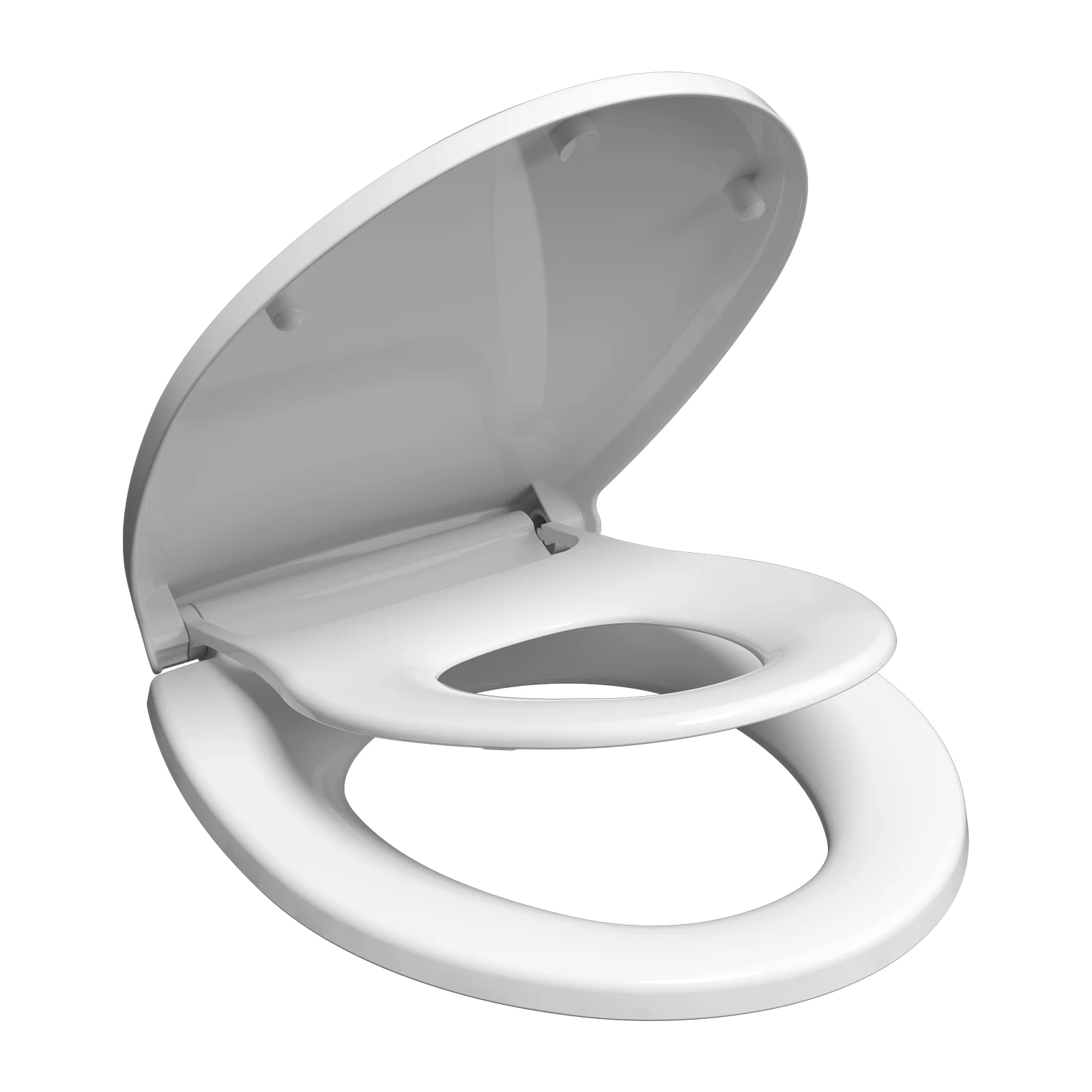 

Круглое сиденье для унитаза Aquatiz для малышей и детей, идеально подходит для приучения к горшку, с функцией мягкого закрытия и съемным детским сиденьем