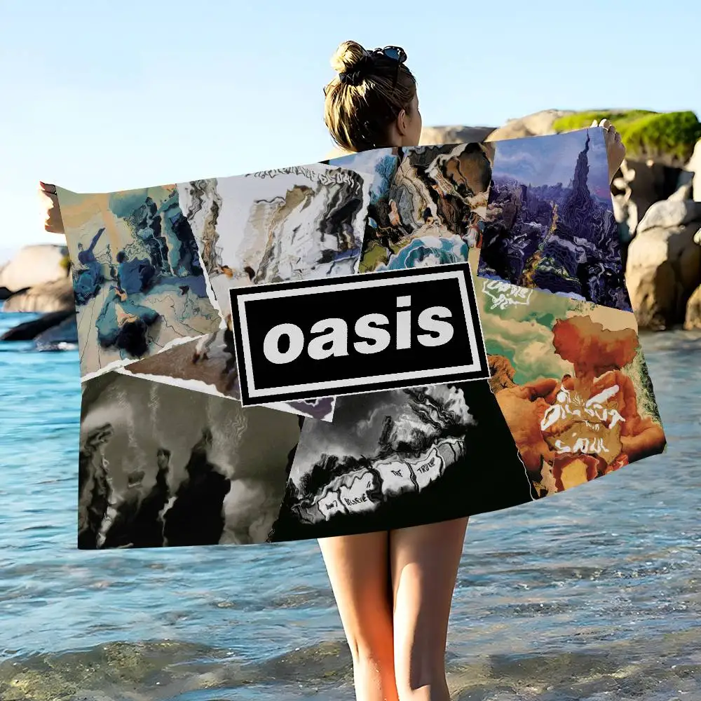 Hot Oasis Band Bath Towel Microfiber Soft Water Absorbing Breathable For Girl Kids Decorative Cartoon Beach Towel