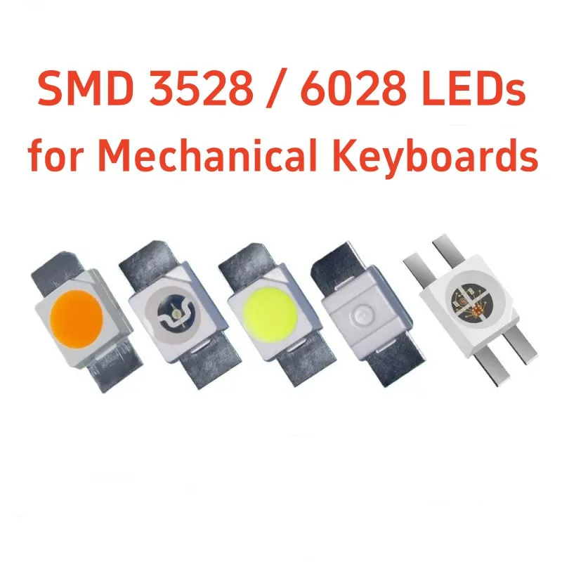 50-unidades-de-leds-smd-3528-6028-com-montagem-invertida-para-teclados-mecanicos-disponiveis-nas-cores-vermelho-amarelo-azul-verde-branco-e-rgb-multicolorido