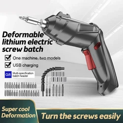 Electric Screwdriver 3.6v Battery Rechargeable Wireless Portable Multi-Blade Screwdriver Set Home Diy Electric Tools