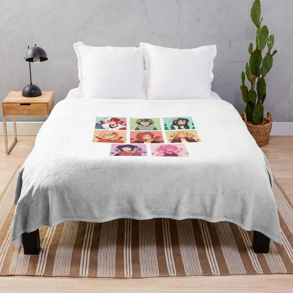 

Flowers Throw Blanket Thermal Bed Fashionable Blankets