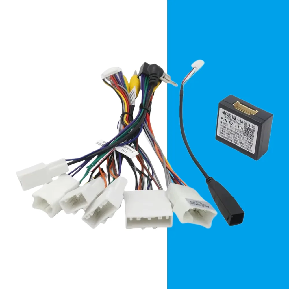 For TOYOTA CAMRY RAV4 COROLLA IZOA CHR SIENNA HIGHLANDER KLUGER LEVIN FORTUNER HULIXcoaster PRIU ALLION 260 ALPHARD radio cables